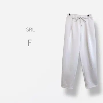 [ GRL ] 이지 스웨트 팬츠 허리밴딩 맨즈라이크 트렌드