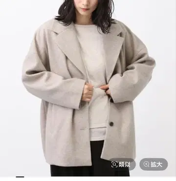 natural by clip 새상품 코쿤 미들 코트