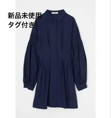 [ moussy ] VOLUME SLEEVE TUCK MINI