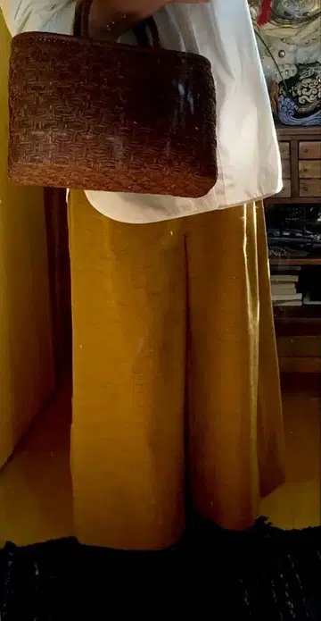 구루메가스리 와이드 팬츠