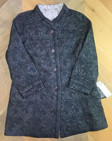 [ 새상품 ] REMALON 블랙 퀼팅 자켓 리버서블 y45