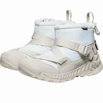 KEEN 방수 스트랩 화이트 부츠