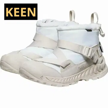 KEEN 방수 스트랩 화이트 부츠 23cm