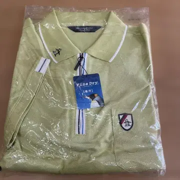 Munsingwear 반팔 피케 셔츠 라임 그린 L