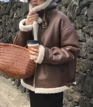 보아 블루종 자켓