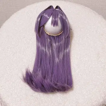7~8인치 7-8inch 인형 가발 보라색 퍼플