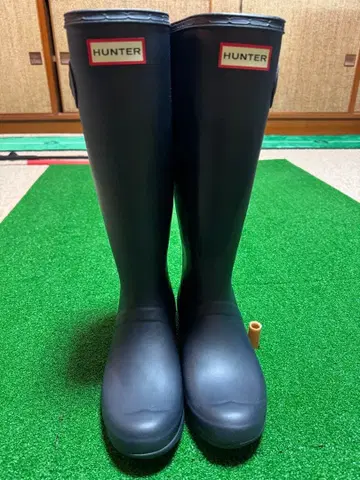 HUNTER 네이비 장화 24cm