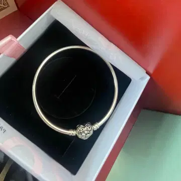 판도라 실버 뱅글 팔찌