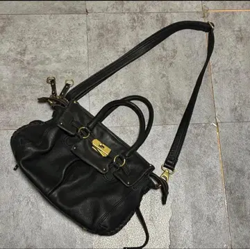 가죽 2way 숄더백 y2k archive