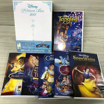 디즈니 프린세스 박스 2012 6장 세트 라푼젤 백설공주