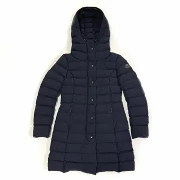 케이프호른 산타크루즈 다운 코트 A라인 후드 네이비 42