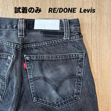 시착만 한 상품! RE/DONE Levis 론 헤르만 블랙 데님