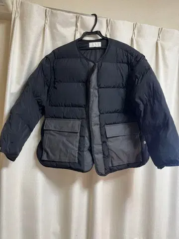 블랙 퀼팅 자켓