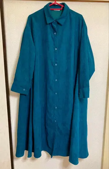 롱 셔츠 원피스