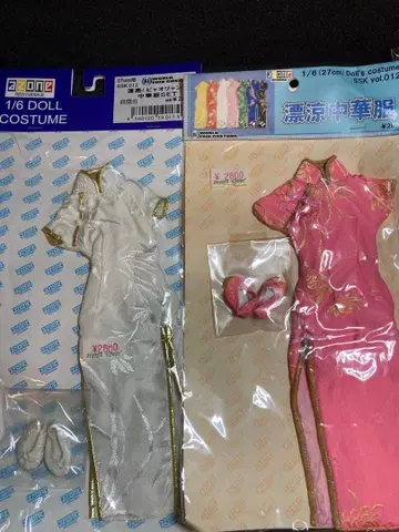 아존 1/6 인형 코스튬 중화 의류 피아오량 미개봉 2종