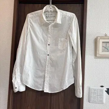 Frank & Eileen 화이트 긴팔 셔츠 S