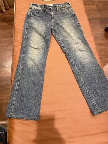 SPELLBOUND 스펠바운드 블루 데님 스트레이트 팬츠