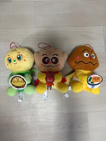 호빵맨 캐릭터 봉제 인형 세트