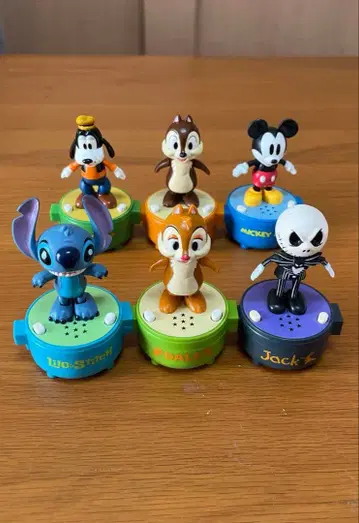 레어 디즈니 리틀 탭스 6개 세트