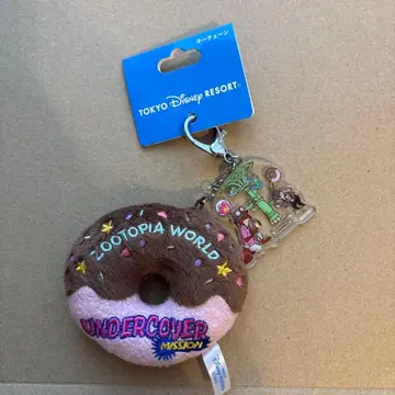[ 키체인 ] 디즈니 주토피아 닉 주디 게리 도넛