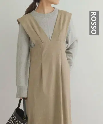 에프바이로쏘 트위드 살로펫 원피스