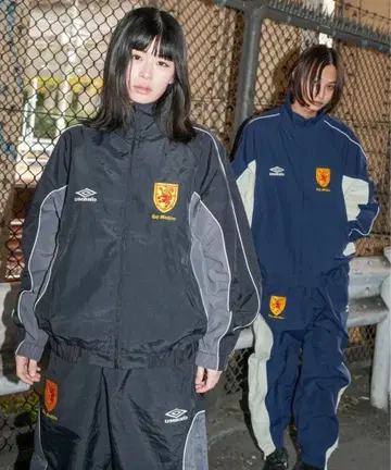 Umbro x toymachine 나일론 자켓 XL 블랙 그레이