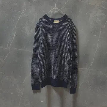 JOURNAL STANDARD 버즈아이 니트 100% 울 L 사이즈