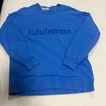lululemon 파랑 크루넥 트레이닝복