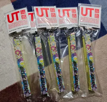 UNIQLO 블루 엘프 & 타카하시 미카 키링 5개 세트