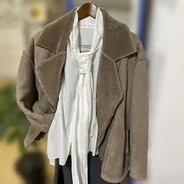 미라 오웬 페이크 레더 자켓 F