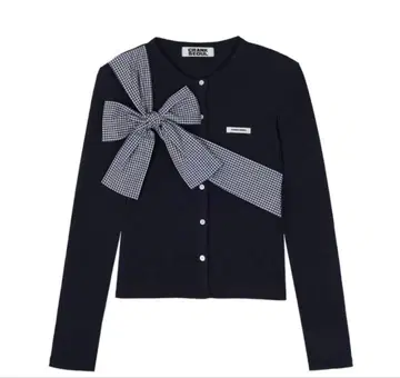 새상품 CRANK Ribbon Tie Knit 가디건