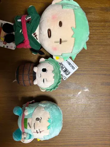 조로 봉제 인형 3종 세트