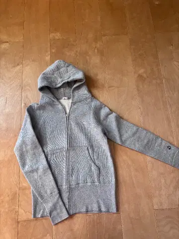 드레 스테리아 풀 집업 후드티 그레이