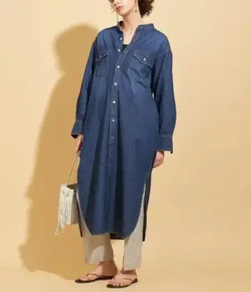 뷰티 앤 유스 유나이티드 애로우즈 데님 원피스