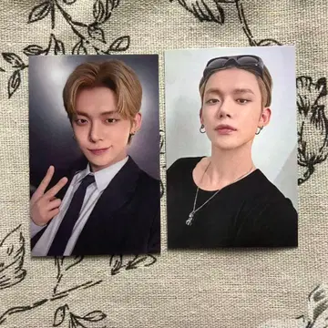 TXT 영준 GGUM 사전녹화 한정판 트레이딩 카드 2장 세트