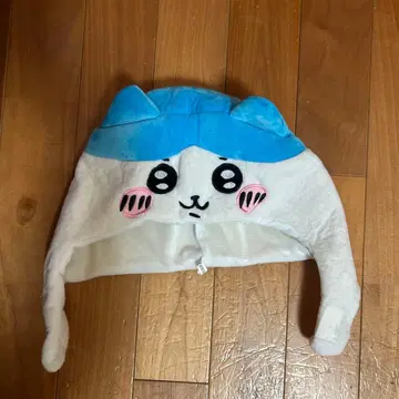 귀도리 캐릭터 모자 파랑과 화이트 하치와레