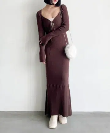 헤더 Heather 원피스 롱 원피스 니트 니트 원피스