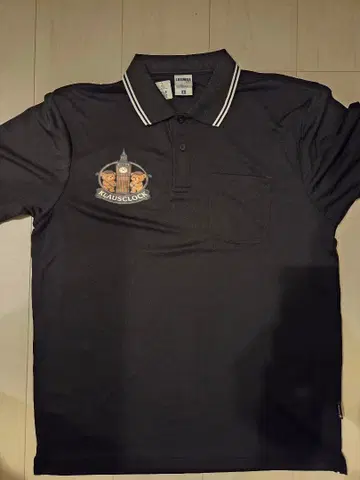 [ KLAUS CLOCK ] 마크 피케 셔츠 블랙