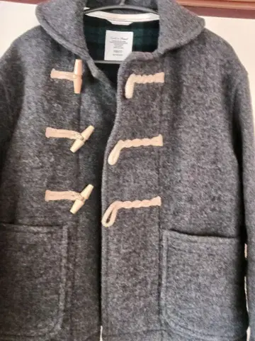 FIDELITY BEAMS BOY 더플 코트 그레이