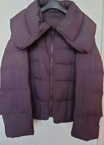 유니클로 다운 브라운 숄카라 XXL 3L