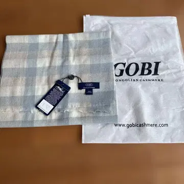 미사용 GOBI 캐시미어 남성용 스톨