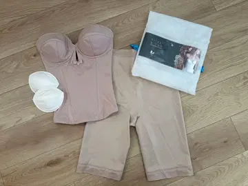 브라이덜 이너 bridalbloom 뷔스티에 거들 세트 D65