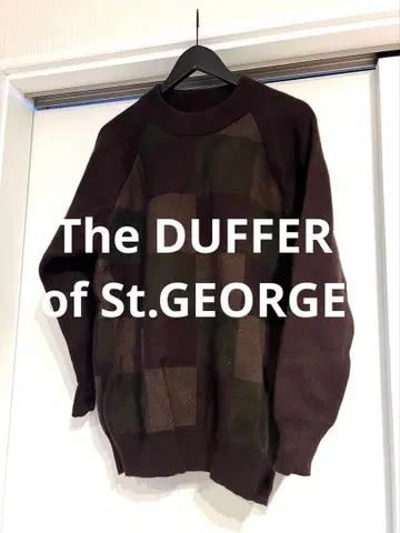 The DUFFER M 사이즈 체크 무늬 스웨터