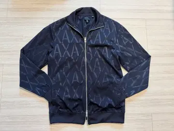 새상품급 아르마니 익스체인지 트랙 자켓 네이비