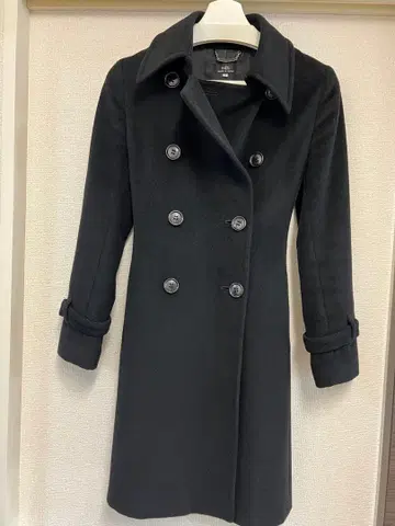 이네드 블랙 롱 코트 9호