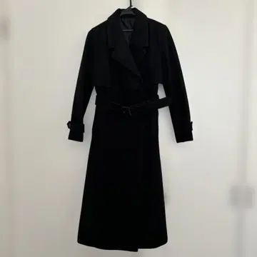 tocco closet 벨트 포함 요크 디자인 롱 코트