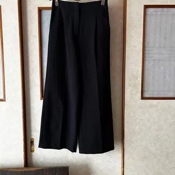 PLST 네이비 속기모 웜 리저브 와이드 팬츠 S 플라스테