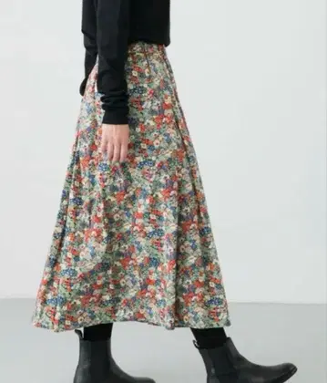 카구레 리버티 프린트 스커트 THORPE