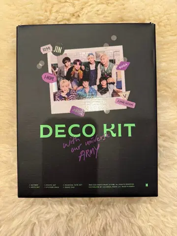 BTS DECO KIT 데코 키트 트레이딩 카드 없음