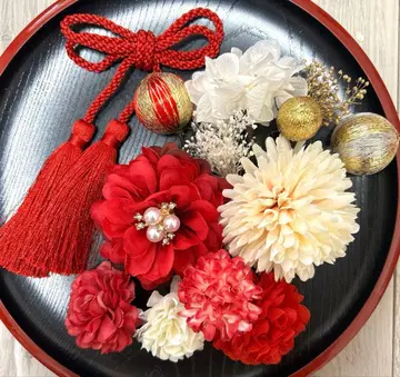 성인식 졸업식 시치고산 사전 촬영 머리 장식